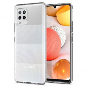 Spigen Liquid Crystal silikónový kryt na Samsung Galaxy A42 5G, priesvitný (ACS02114)