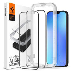 Spigen Glas.Tr Full Cover 2x ochranné sklo na iPhone 13 Pro Max / 14 Plus / 15 Plus, černé