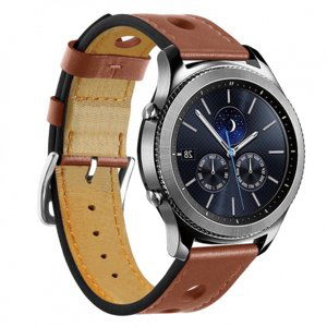 BStrap Leather Italy řemínek na Xiaomi Amazfit Stratos 2/2S/3, brown (SSG009C0304)