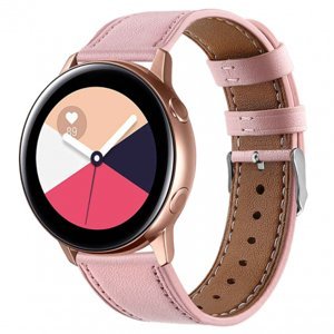 BStrap Leather Italy řemínek na Huawei Watch GT3 42mm, pink (SSG012C0309)
