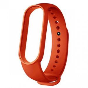 BStrap Silicone řemínek na Xiaomi Mi Band 5/6/7, orange (SXI011C04)