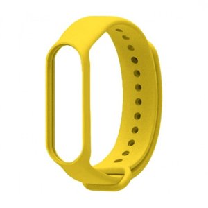 BStrap Silicone řemínek na Xiaomi Mi Band 5/6/7, yellow (SXI011C05)