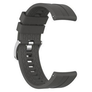 BStrap Silicone Cube řemínek na Huawei Watch GT/GT2 46mm, dark gray (SHU004C0212)