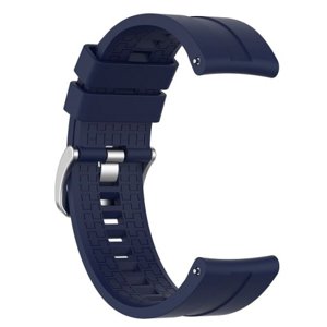 BStrap Silicone Cube řemínek na Huawei Watch GT/GT2 46mm, dark blue (SHU004C0412)