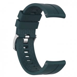 BStrap Silicone Cube řemínek na Garmin Vivoactive 4, dark green (SHU004C1109)