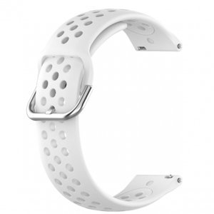 BStrap Silicone Dots řemínek na Samsung Gear S3, white (SSG013C1001)