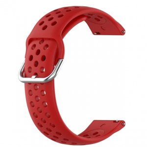 BStrap Silicone Dots řemínek na Garmin Venu 2, red (SSG013C1410)