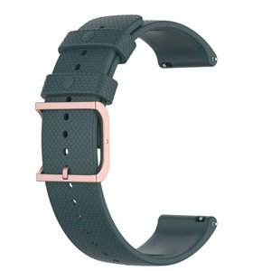 BStrap Silicone Rain řemínek na Xiaomi Amazfit GTR Mini, dark green