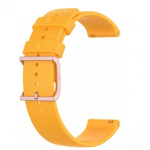 BStrap Silicone Rain řemínek na Huawei Watch GT2 Pro, yellow (SSG014C1609)