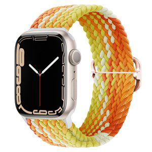 BStrap Elastic Nylon řemínek na Apple Watch 38/40/41mm, fragrant orange (SAP013C16)