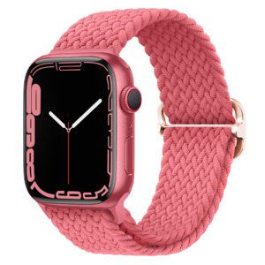 BStrap Elastic Nylon řemínek na Apple Watch 42/44/45mm, bright pink (SAP013C34)