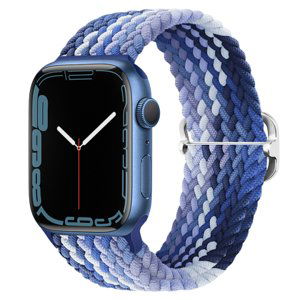 BStrap Elastic Nylon řemínek na Apple Watch 42/44/45mm, blueberry (SAP013C43)