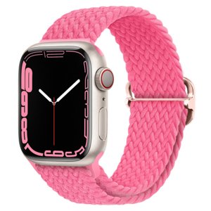 BStrap Elastic Nylon řemínek na Apple Watch 42/44/45mm, starlight pink (SAP013C49)