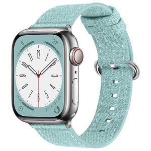 BStrap Denim řemínek na Apple Watch 42/44/45mm, light green (SAP015C13)