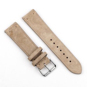 BStrap Suede Leather řemínek na Huawei Watch GT3 42mm, beige (SSG020C0308)