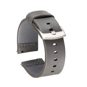 BStrap Fine Leather řemínek na Samsung Galaxy Watch 3 45mm, gray (SSG023C0501)