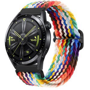 BStrap Elastic Nylon řemínek na Garmin Venu 2 Plus, rainbow (SSG024C0209)