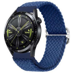 BStrap Elastic Nylon řemínek na Samsung Galaxy Watch 3 45mm, cold blue (SSG025C0301)