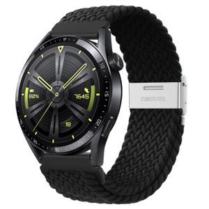 BStrap Elastic Nylon 2 řemínek na Huawei Watch GT2 Pro, black (SSG027C0107)