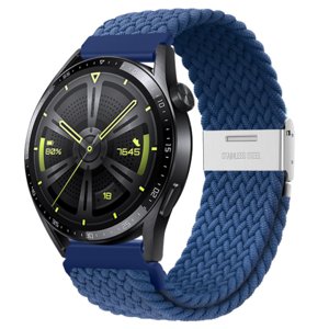 BStrap Elastic Nylon 2 řemínek na Huawei Watch GT/GT2 46mm, cold blue (SSG027C0403)