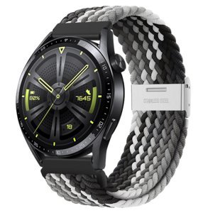 BStrap Elastic Nylon 2 řemínek na Huawei Watch 3 / 3 Pro, black qiao (SSG027C0710)