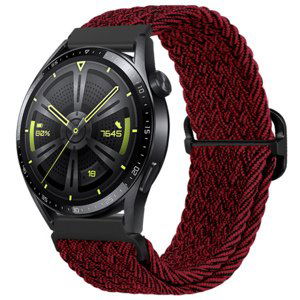 BStrap Braid Nylon řemínek na Xiaomi Amazfit GTR Mini, red black