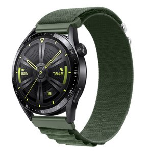 BStrap Nylon Loop řemínek na Xiaomi Amazfit GTR Mini, green