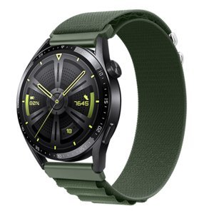 BStrap Nylon Loop řemínek na Samsung Galaxy Watch 3 45mm, green (SSG037C0301)