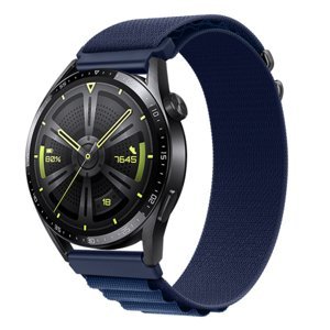 BStrap Nylon Loop řemínek na Huawei Watch GT 42mm, navy blue (SSG037C0602)