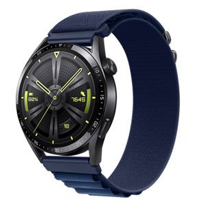 BStrap Nylon Loop řemínek na Huawei Watch GT2 Pro, navy blue (SSG037C0607)