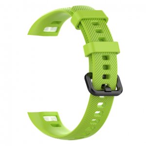 BStrap Silicone Line řemínek na Honor Band 4, green (SHO001C03)