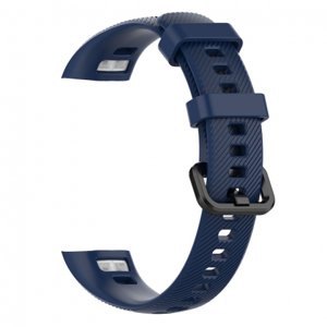 BStrap Silicone Line řemínek na Honor Band 4, dark blue (SHO001C02)