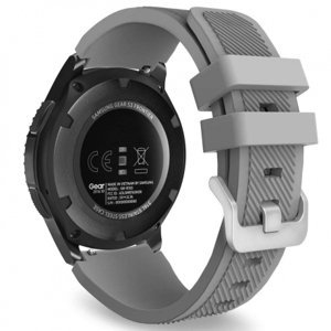 BStrap Silicone Sport řemínek na Huawei Watch GT3 46mm, gray (SSG006C0810)
