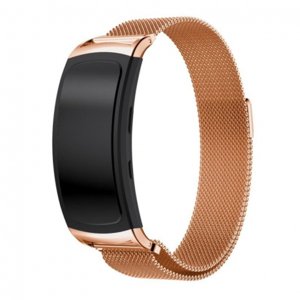 BStrap Milanese řemínek na Samsung Gear Fit 2, rose gold (SSG004C03)