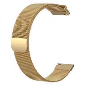 BStrap Milanese řemínek na Garmin Vivoactive 3, gold (SSG001C0206)