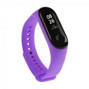 BStrap Silicone řemínek na Xiaomi Mi Band 3/4, purple (SXI006C10)