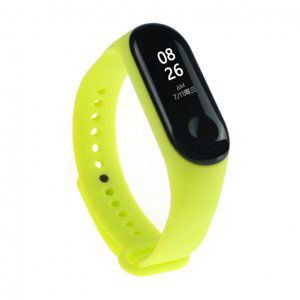 BStrap Silicone řemínek na Xiaomi Mi Band 3/4, fruit green (SXI006C04)