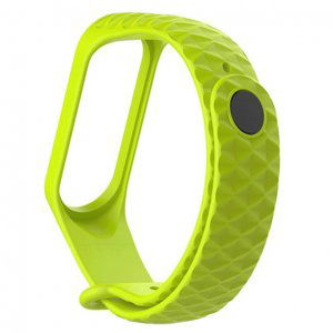 BStrap Silicone Diamond řemínek na Xiaomi Mi Band 3/4, fruit green (SXI007C04)