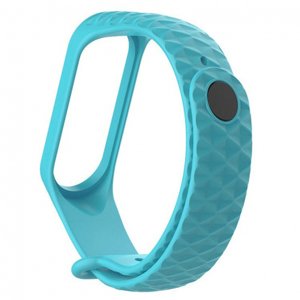 BStrap Silicone Diamond řemínek na Xiaomi Mi Band 3/4, teal (SXI007C08)