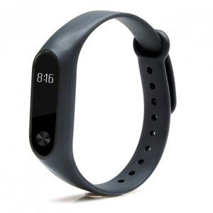 Xiaomi Mi Band 2 Silicone řemínek, Black (SXI003C01)