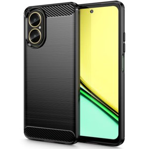 Tech-Protect Carbon kryt na Realme C67 4G, černý