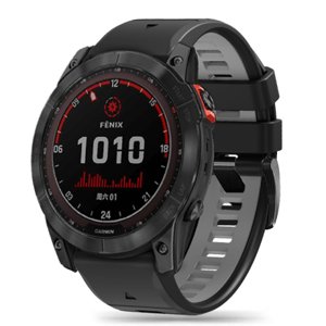 Tech-Protect Iconband řemínek na Garmin Fenix 5 / 6 / 6 Pro / 7, black/gray