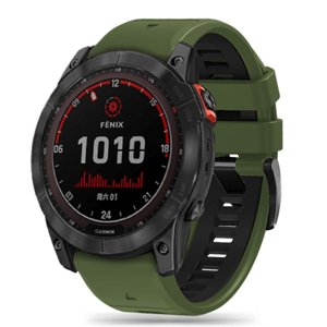 Tech-Protect Iconband řemínek na Garmin Fenix 5 / 6 / 6 Pro / 7, green/black