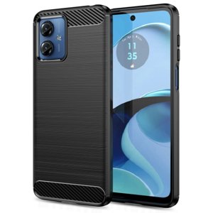 Tech-Protect Carbon kryt na Motorola Moto G14, černý