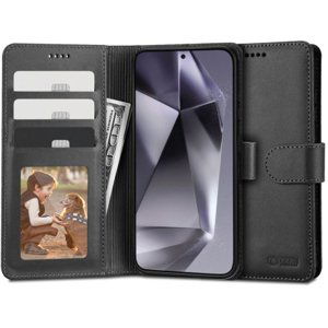 Tech-Protect Wallet knížkové pouzdro na Samsung Galaxy S24 Plus, černé