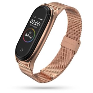 Tech-Protect Milanese řemínek na Xiaomi Mi Band 7, rose gold