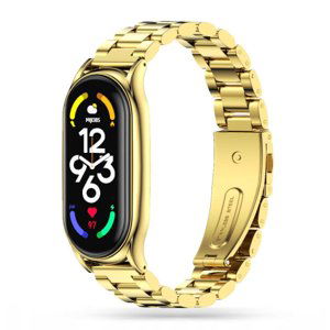 Tech-Protect Stainless řemínek na Xiaomi Mi Band 7, gold