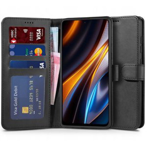 Tech-Protect Wallet knížkové pouzdro na Xiaomi Poco X4 GT, černé