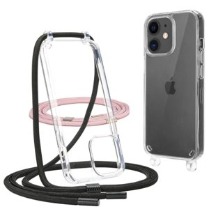 Tech-Protect FlexAir Chain kryt na iPhone 11, černý/růžový