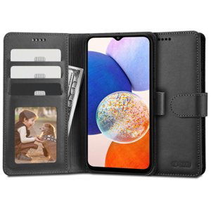 Tech-Protect Wallet knížkové pouzdro na Samsung Galaxy A14 4G / 5G, černé